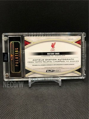 Topps Liverpool Palatial Wataru Endo Anfield Ovation Autograph 3/25 #3