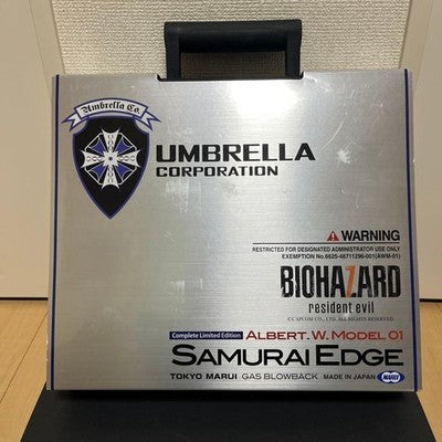Tokyo Marui Samurai Edge Albert W. Model 01 Gas Blowback Airsoft Biohazard *3