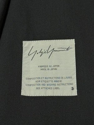 Yohji Yamamoto 90s Y's for men  set up Black sizeM Wool gabardine suits