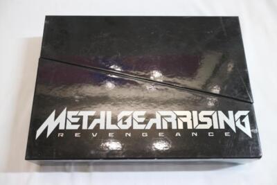 no software PS3 Metal Gear Rising Limited Edition Box figure & CD included
