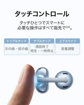 FreeClip 2 BLUE Clip-on Open Earphone HD Call Touch Control Earbuds