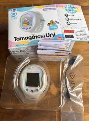 Tamagotchi Uni Prism White Limited Edition Japan Exclusive Virtual Pet pre owned