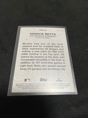 Topps 2024 Series2 Mookie Betts Limited Edition LAX Card /10 Los Angeles Dodgers
