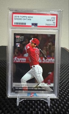 Shohei Ohtani 2018 MLB First Win First Home Runner Up 2RC PSA10 MLB Rookie Cards