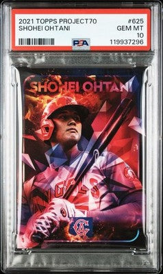 Shohei Ohtani Topps Project 70 #625 PSA10 Major League Baseball limited quantity
