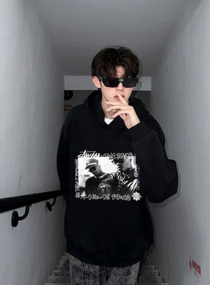 check desctiption size M-XL Stussy street style winter fleece and thick parka