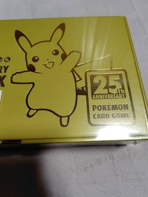 Pokemon Chinese Sword & Shield 25th Anniversary Golden Box Sealed Pikachu acs