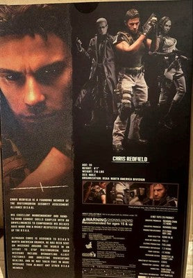 good CONDITION Hot Toys VGM06 Resident Evil 5 Chris Redfield BSAA 1/6 Figure
