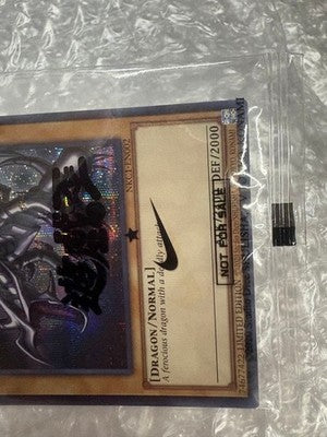 Yu-Gi-Oh! x NIKE Red-Eyes Black Dragon Holo Version 2025 World Promo card