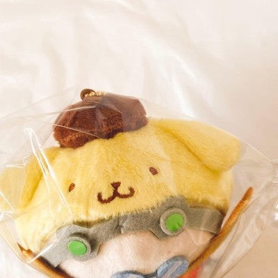 Sonic Friends × Sanrio Dr. Eggman Pompompurin Characters Plush M SEGA JAPAN