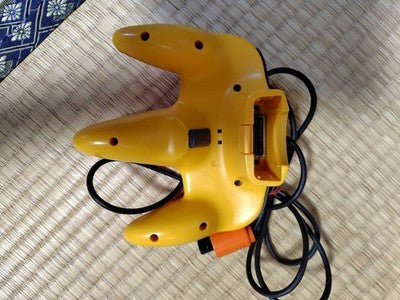Nintendo 64 Controller Pikachu Pokemon N64 Orange Yellow NUS-005 Limited Tested