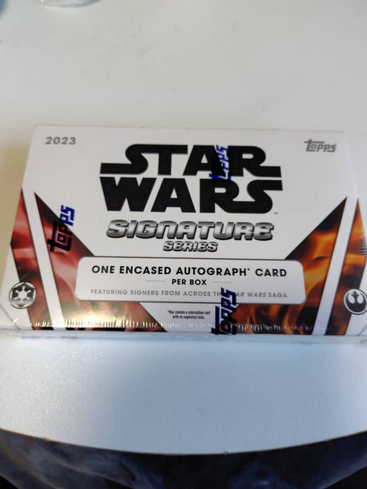 New Star Wars Signature Series 2023 Topps Hobby  Trading Cards Toys autograph