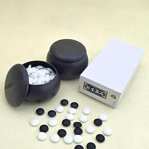 Go bowls Go stone set Hard glass Go stones Shinsei pine (about 10mm thick) JAPAN