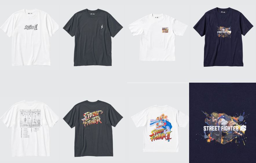 Bargain Price UNIQLO STREET FIGHTER Unisex T-Shirt  UT Fighting Game Legends