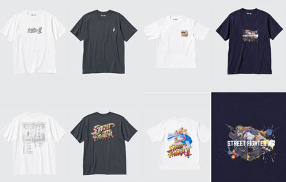 Bargain Price UNIQLO STREET FIGHTER Unisex T-Shirt  UT Fighting Game Legends