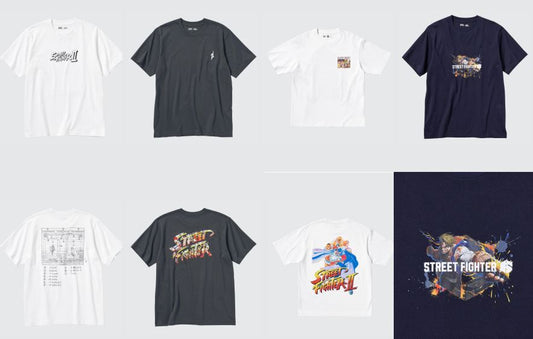 Bargain Price UNIQLO STREET FIGHTER Unisex T-Shirt  UT Fighting Game Legends