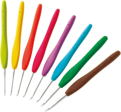 Bargain Price Set of 5 or 8 Amure Clover Crochet hooks set 43-321 43-323