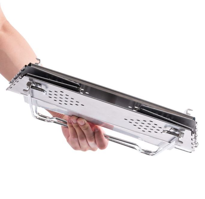 Bargain Price WORKMAN Wide Folding Square Grill NEW Japan camp