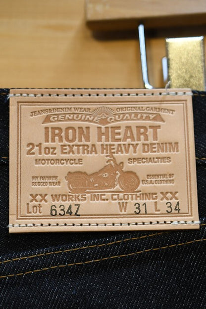 see description IRON HEART 634Z 21oz EXTRA HEAVY DENIM  Regular Denim Straightsp