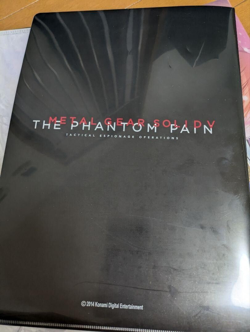 METAL GEAR SOLID V Clear File (Snake) Limited Edition JAPAN