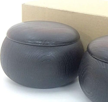 Go bowls Go stone set Hard glass Go stones Shinsei pine (about 10mm thick) JAPAN