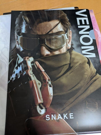 METAL GEAR SOLID V Clear File (Snake) Limited Edition JAPAN