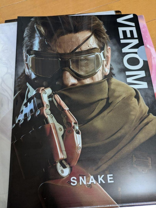 METAL GEAR SOLID V Clear File (Snake) Limited Edition JAPAN