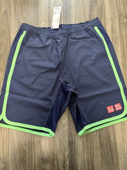 【GREEN ORANGE】Uniqlo NK Dry EX Kei Nishikori model Tennis Short French OPEN 2024