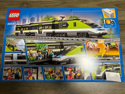 LAST ONE LEGO City Express Passenger Train Toy RC Lights Set 60337