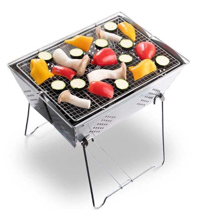 Bargain Price WORKMAN Wide Folding Square Grill NEW Japan camp
