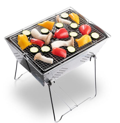 Bargain Price WORKMAN Wide Folding Square Grill NEW Japan camp