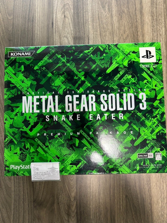 PS2 METAL GEAR SOLID 3 SNAKE EATER PREMIUM PACKAGE Sony PlayStation2 Konami