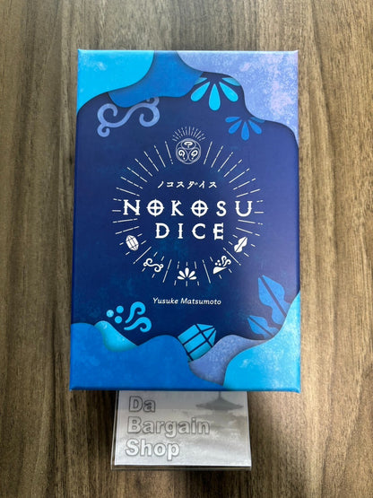 Beautiful Used Nokosu Dice Engames Board Game Card Japan Yusuke Matsumoto 2023