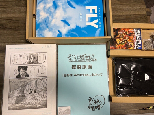 Bargain price The Attack on Titan Artbook  FLY The Fast & Last Hajime Isayama