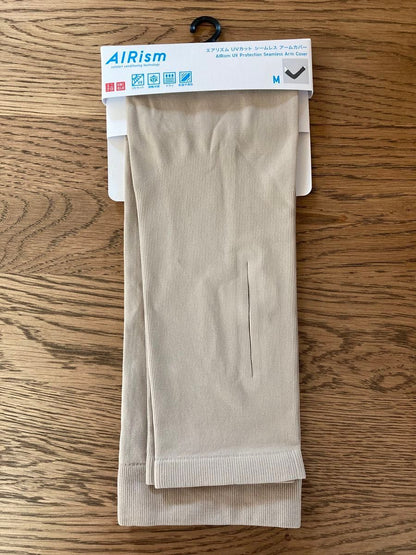 bargain priced Uniqlo UV cut Seamless Arm Cover AIRism Nylon 464756 New M,L