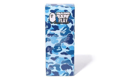 A BATHING APE Japanese Kendama ABC CAMO Pattern Blue JPN Skill Toy Cypress Wood
