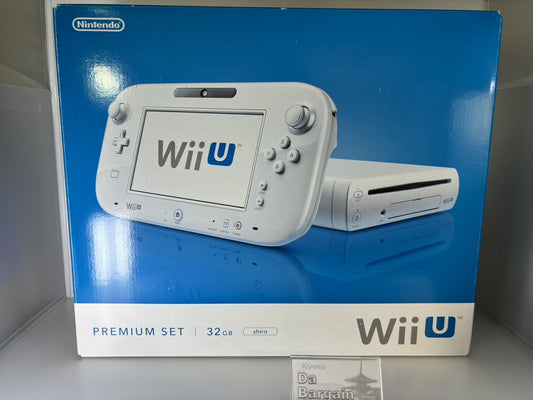 White Black Nintendo Wii U Premium Set shiro WUP-S-WAFC Region Code NTSC-J Japan