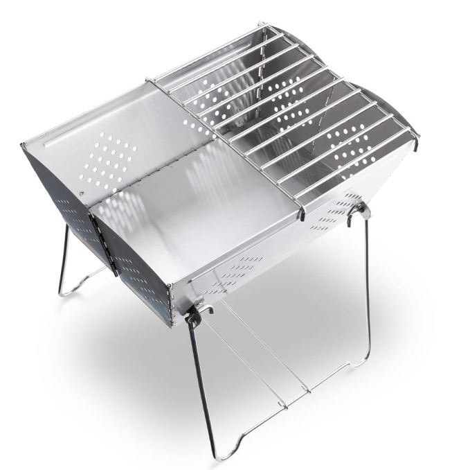 Bargain Price WORKMAN Wide Folding Square Grill NEW Japan camp