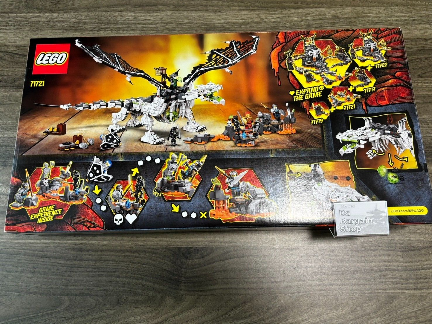 Bargain price LEGO 71721 Ninjago Skull Sorcerer's Dragon Retired New