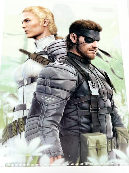 MGS3D Clear File Set of 2 "3DS Soft METAL GEAR SOLID SNAKE EATER 3D Premium Pack