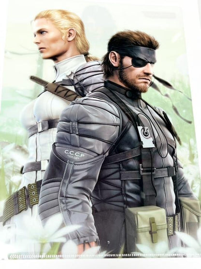 MGS3D Clear File Set of 2 "3DS Soft METAL GEAR SOLID SNAKE EATER 3D Premium Pack