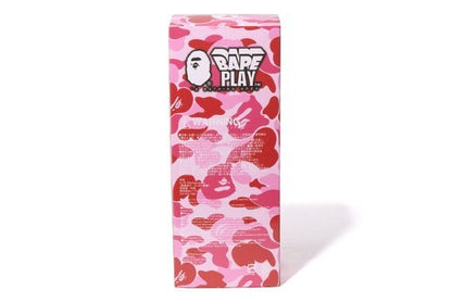 A BATHING APE Japanese Kendama  ABC CAMO Pattern Pink JPN Skill Toy Cypress Wood