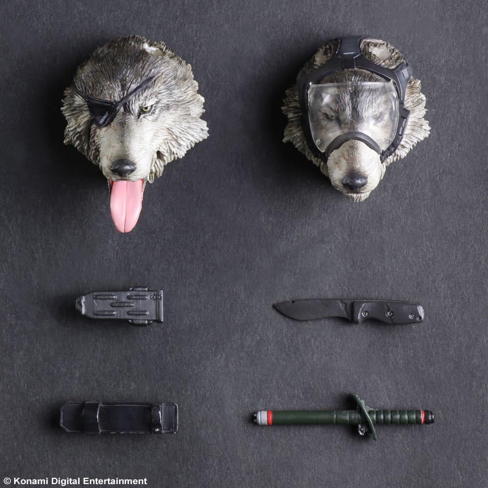 D-Dog Action Figure PLAY ARTS Kai Metal Gear Solid V: The Phantom Pain Bargain
