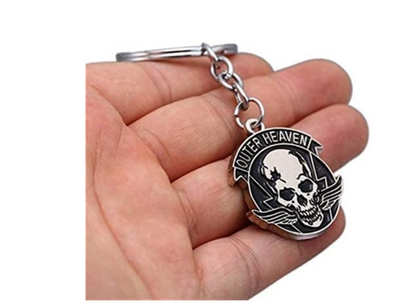see description Metal Gear Solid 5 Keychain Metal Game Souvenir Jewelry