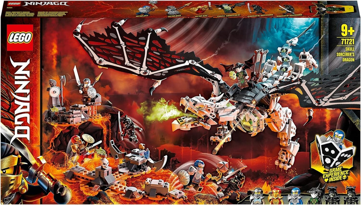 Bargain price LEGO 71721 Ninjago Skull Sorcerer's Dragon Retired New acs