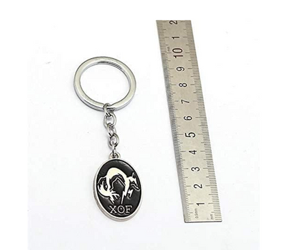 Metal Gear Solid 5 Keychain Metal Key Chain Game Souvenir Jewelry