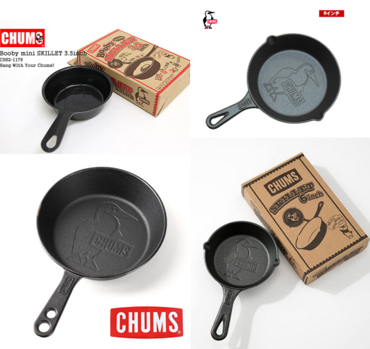 Bargain Price【3.5-10 inch】 CHUMS skillet frying pan cookware outdoor items