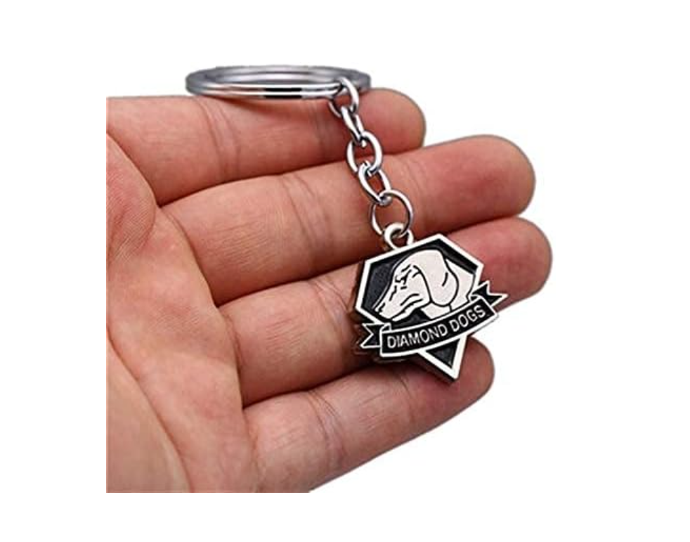 Metal Gear Solid 5 Keychain Metal Key Chain Game Souvenir Jewelry