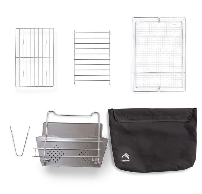 Bargain Price WORKMAN Wide Folding Square Grill NEW Japan camp