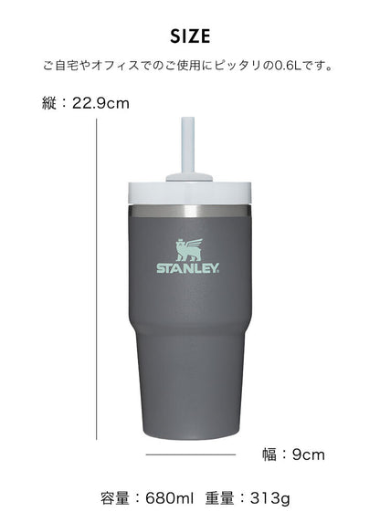 Bargain Price 20.2oz STANLEY H2.0 vacuum slim quencher 0.6L tumbler